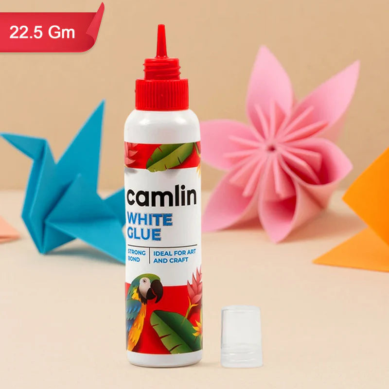 Camlin White Glue 22.5 gm – Strong Bond Adhesive for Art, Craft & School Projects