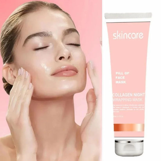 Korean Collagen Night Wrapping Peel Off Mask (Pack of 1)