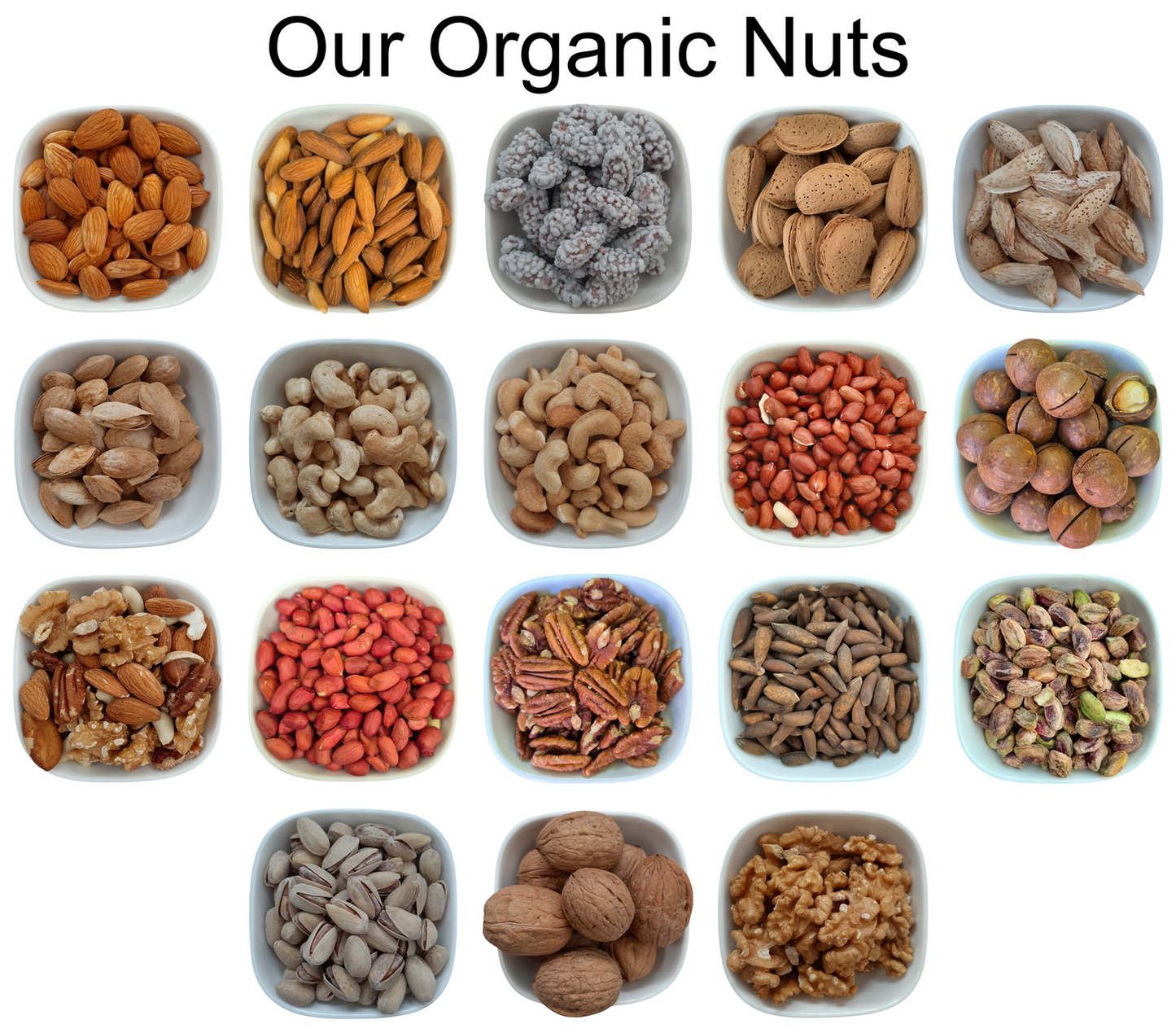 Shelled Almonds – Natural Organic Premium-quality + Free sample!