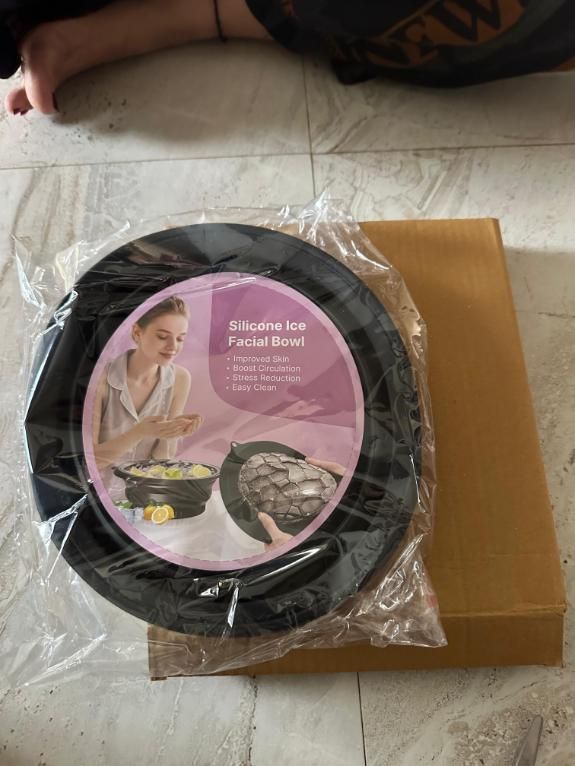 Face Bowl for Ice Portable Washing Basin for Puffiness Relief