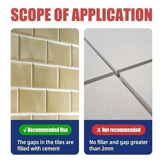 Tile Repair Pen (Pack of 3)  Grout Pen for Bathroom, Kitchen, Floor & Wall Tiles