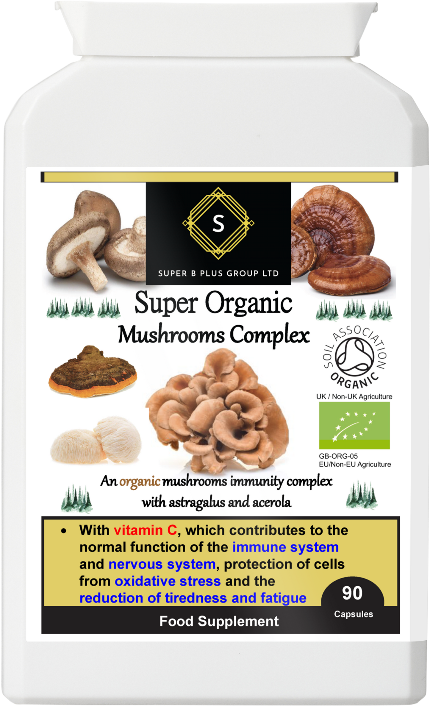 Super Organic Mushrooms Complex
