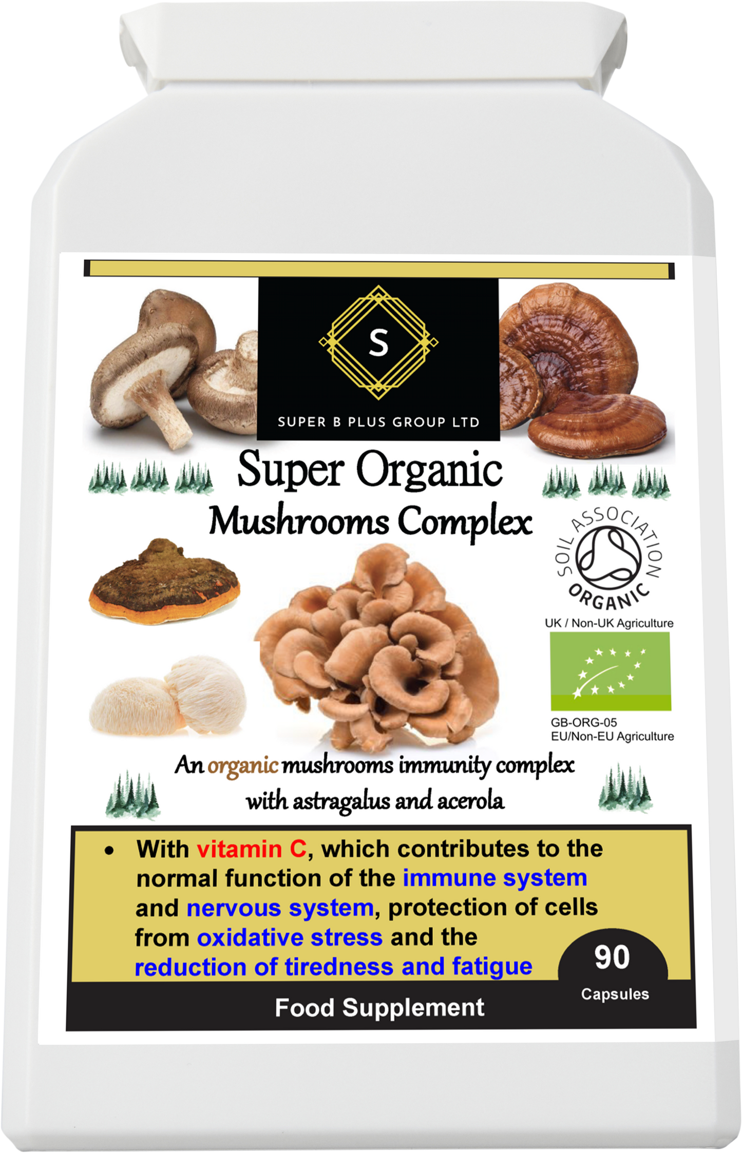Super Organic Mushrooms Complex