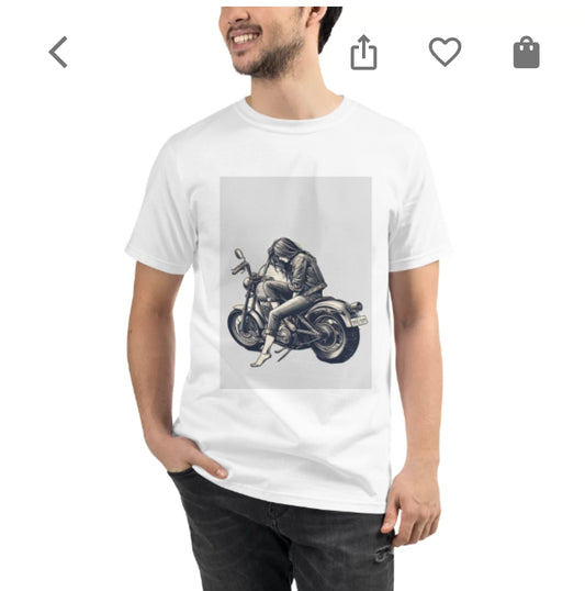 Girl with bikes
Half Sleeve Women Tee - White